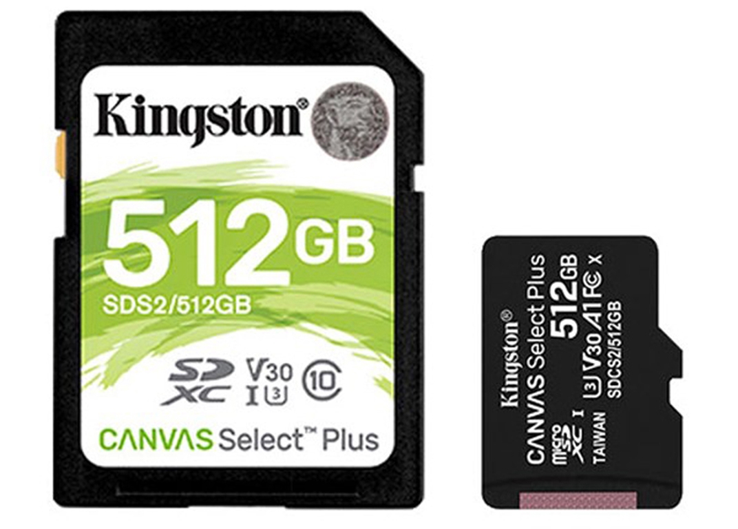 Desempeño, velocidad y durabilidad excepcionales en las nuevas tarjetas Canvas Select™ Plus de Kingston